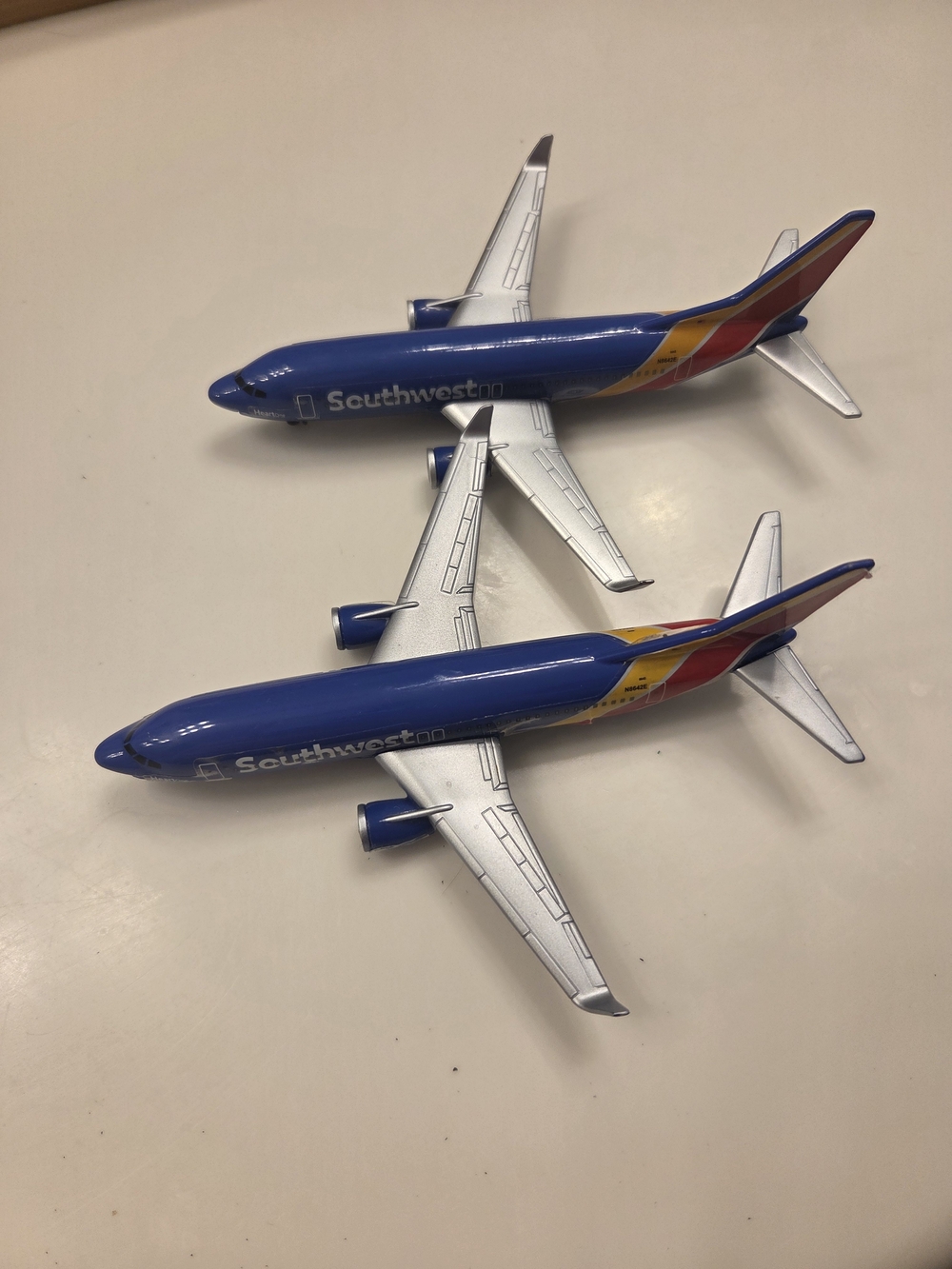 Southwest Blue Die-Cast Toy Airplane - Set of 2